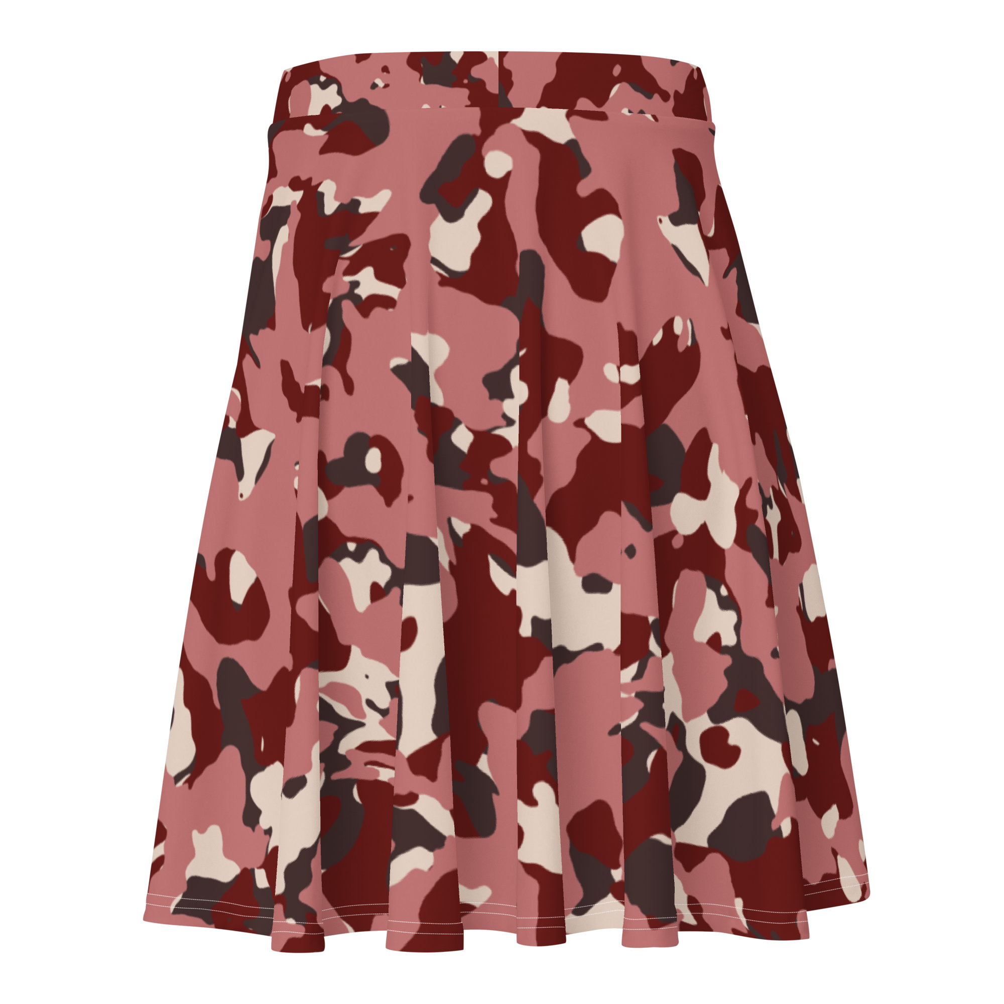 Pink Camo Flared Skirt - ISLK